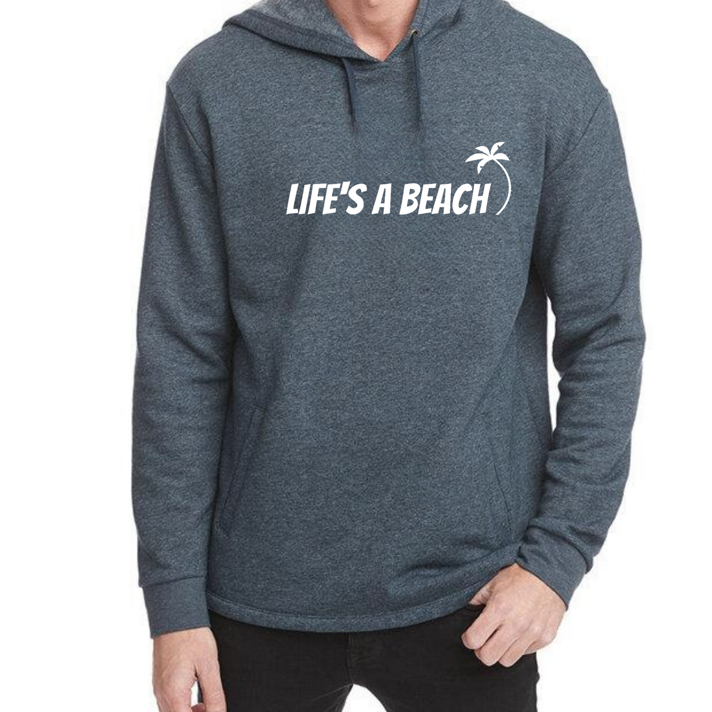 LIFE'S A BEACH PREMIUM PULLOVER UNISEX HOODIE