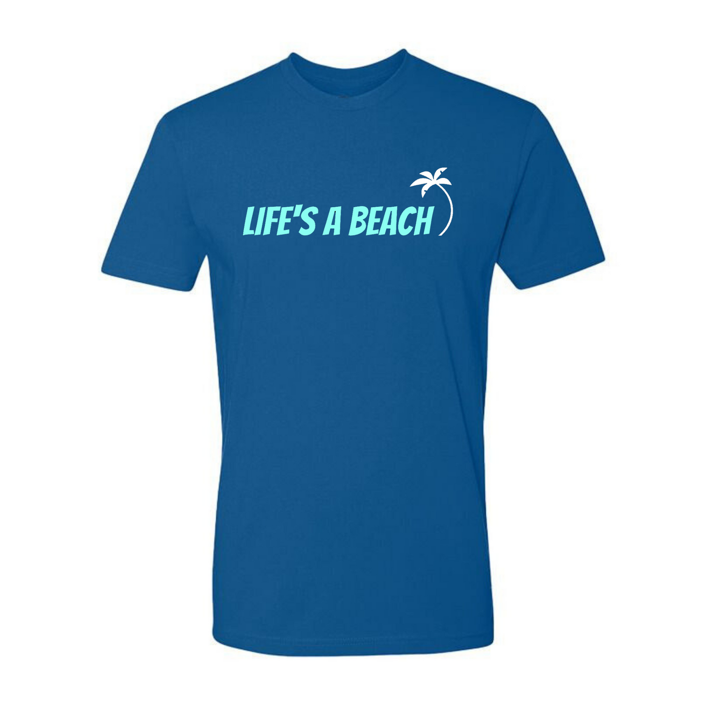 LIFE'S A BEACH PREMIUM UNISEX CREW T-SHIRT