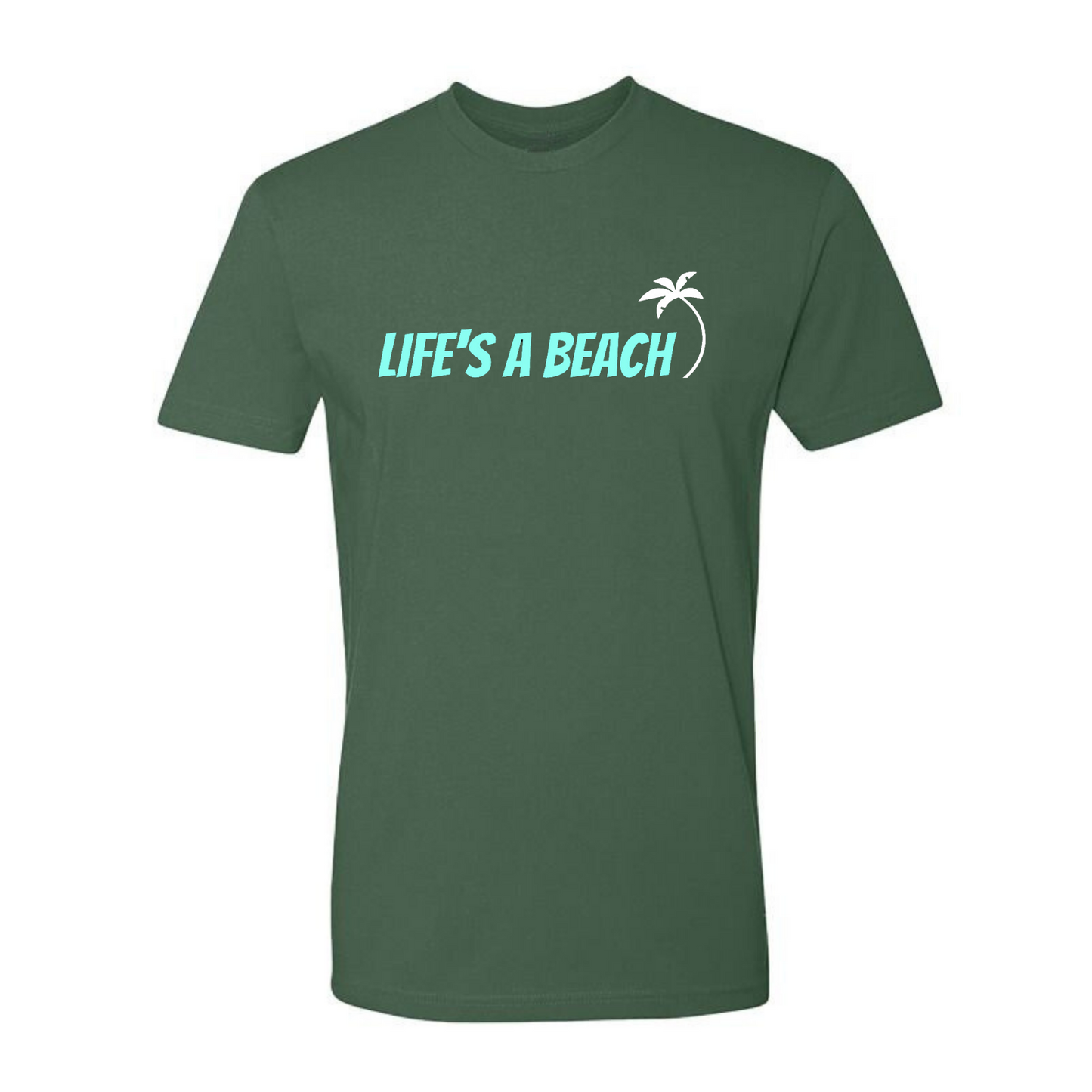 LIFE'S A BEACH PREMIUM UNISEX CREW T-SHIRT