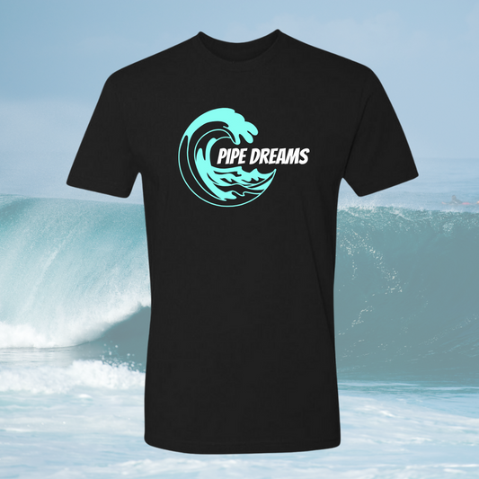 PIPE DREAMS PREMIUM UNISEX CREW SURFING TSHIRT