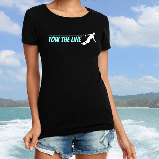 TOW THE LINE PREMIUM WOMEN'S CREW T-SHIRT
