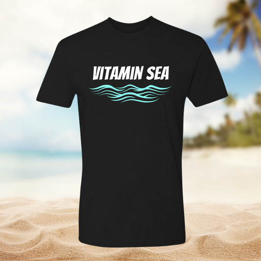 VITAMIN SEA PREMIUM UNISEX CREW SURFING TSHIRT
