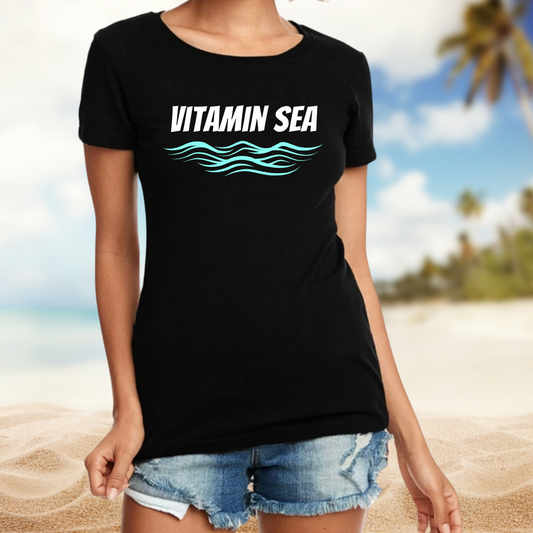 VITAMIN SEA PREMIUM WOMEN'S CREW T-SHIRT