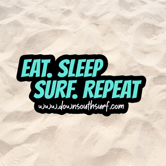 EAT. SLEEP. SURF. REPEAT. VINYL STICKER