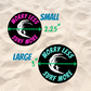 WORRY LESS, SURF MORE VINYL STICKER